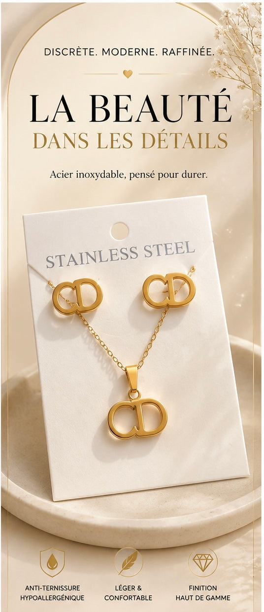 Collier boucles d’oreille