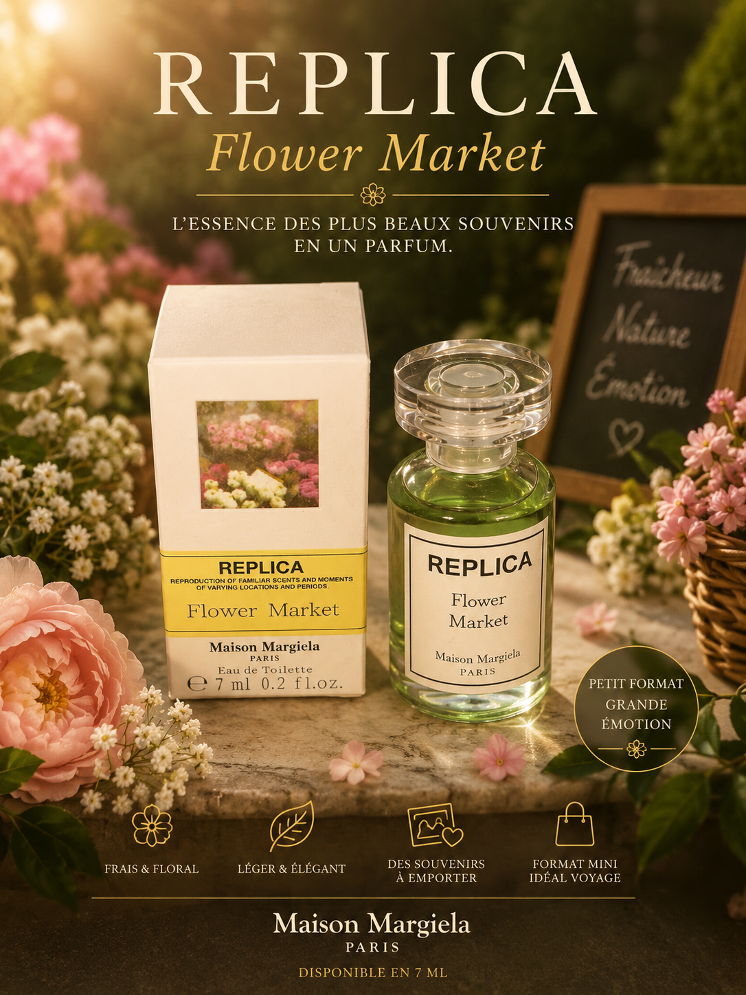 Replica Flower market